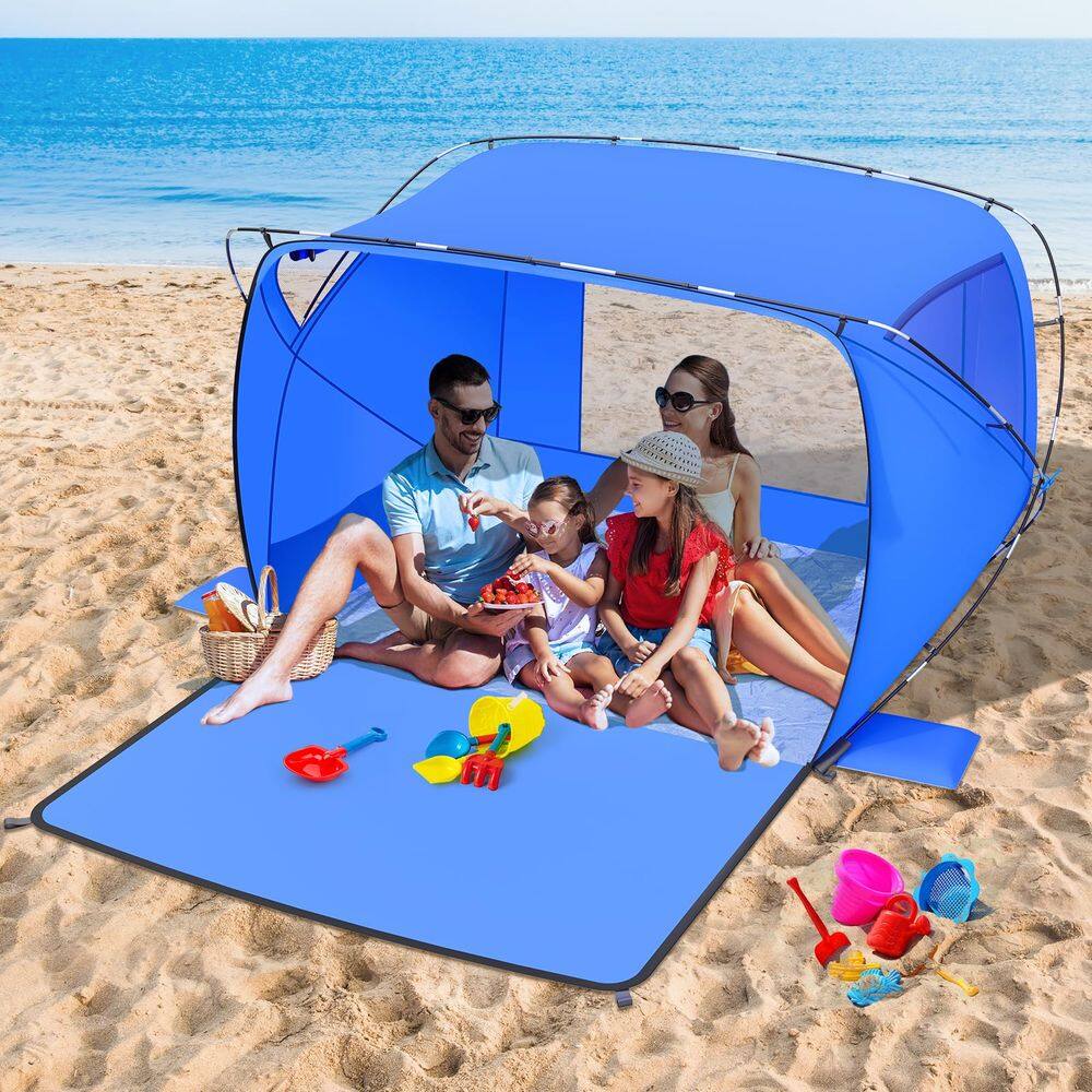 Barraca de praia CAFLIX Sun Shelter para 4-6 pessoas UPF 50+