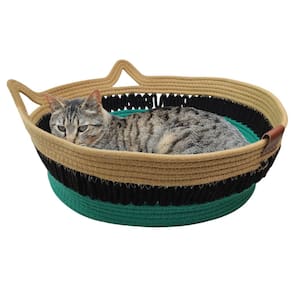 Cama Gato Arranhador Ninho Cestinho Rasqueavel Pet Animais Estimaçao Bichinhos petshop Caminha Confortavel