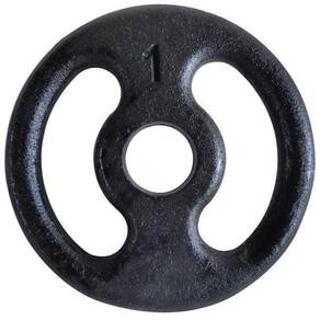 Anilha Fitness Ferro Pintada Academia Musculação Treino 1Kg
