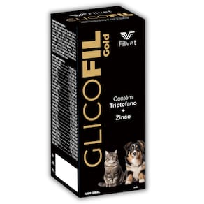 Suplemento Potente Para Cães E Gatos Glicofil Gold 120ml