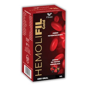 Suplemento Ferro Concentrado Cães E Gatos Hemolifil Gold 120ml