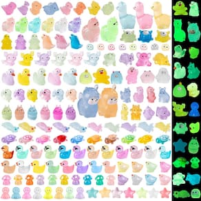 Estatuetas de animais de resina HOWHYUE Luminous Mini 152 unidades