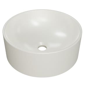 Cuba Pia Para Banheiro Redonda 34cm Sara C08 Bege - Mpozenato
