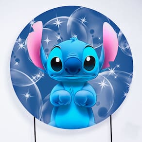 Painel Decorativo para Festa 1,80x1,80 metros Vesti Fácil com Elástico Lilo & Stitch - Fera Print