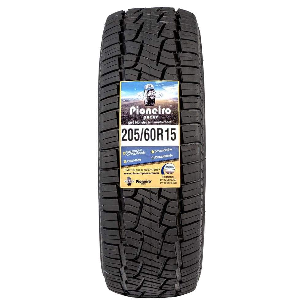 Pneu Aro 15 - 205/60 R15 - ATR - Com Inmetro - Marca Pioneiro