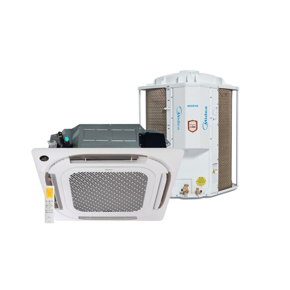 Ar Condicionado Split Inverter Cassete 4 Vias Springer Midea Connect 60000 BTU/h Frio Monofásico 38CCVE60515MM – 220 Volts