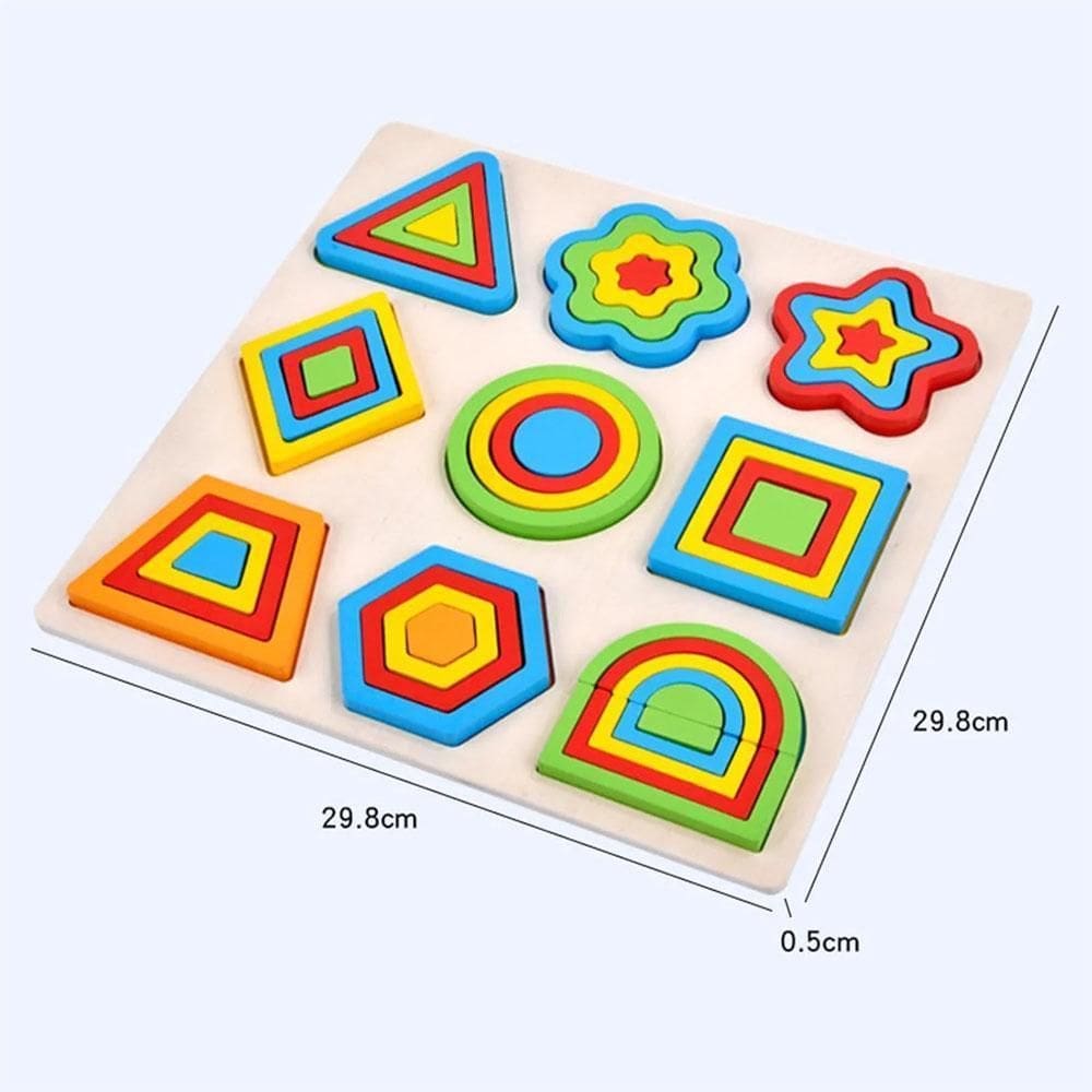 Encaixe Divertido Formas E Cores Mdf Toy Mix