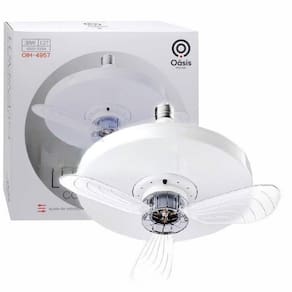 Luminária com ventilador de teto Elegância e Conforto