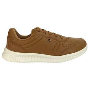 Tênis Kolosh C4003 Casual Feminino Camelo confortável dia a dia