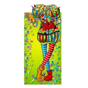 Display Painel Totem Gigante Arlequim Foto Carnaval Festança