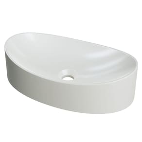Cuba Pia Para Banheiro Oval Canoa 46cm Tânia C08 Bege Mpozenato