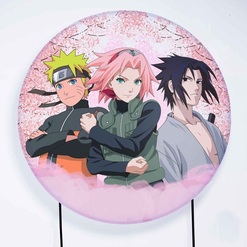 Painel Decorativo para Festa 1,50x1,50 metros Vesti Fácil com Elástico Naruto - Fera Print