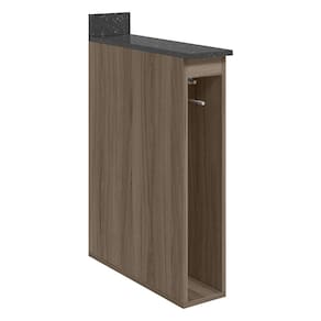 Balcao Guardanapeiro Com Tampo 15 cm MDF Kali 12215 Carvalho Toq Nicioli