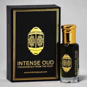 Óleo de perfume INTENSE OUD Jannet El Firdaus 12 mL com caixa de presente