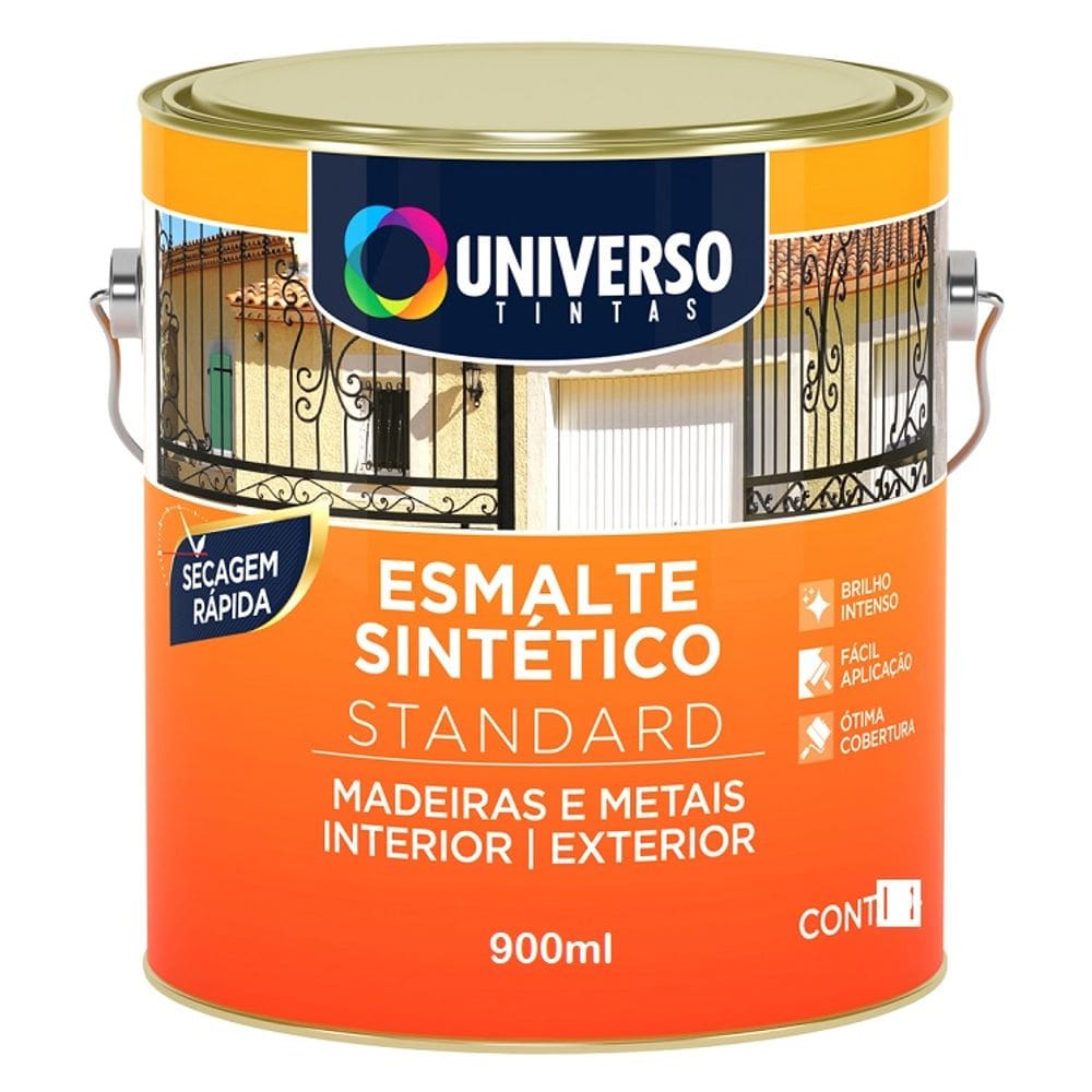 Esmalte Sintetico Brilhante 900ML Marrom Universo