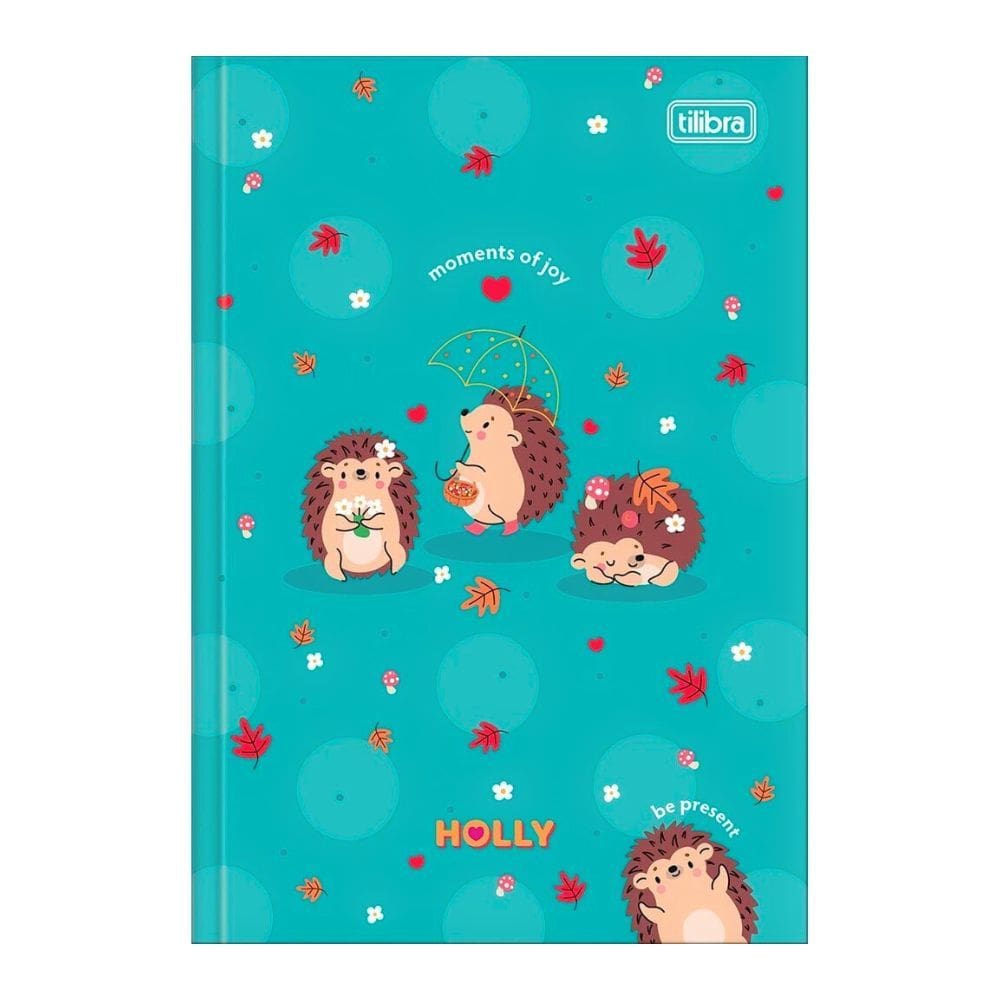 Caderno Brochura Caligrafia Holly Capa Dura 40 Folhas + Folha Dupla de Adesivos - Tilibra | Escolar | Caligrafia | Fofo