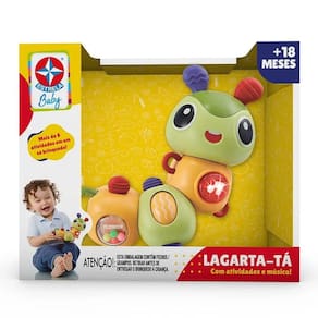 Brinquedo Bebe Interativo Lagarta-ta Estrela Baby