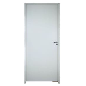 Porta Lisa Prime Batente Regulável 13-16 Cm E Guarnição 82 X 2.10 Lado Esquerdo - Rodam