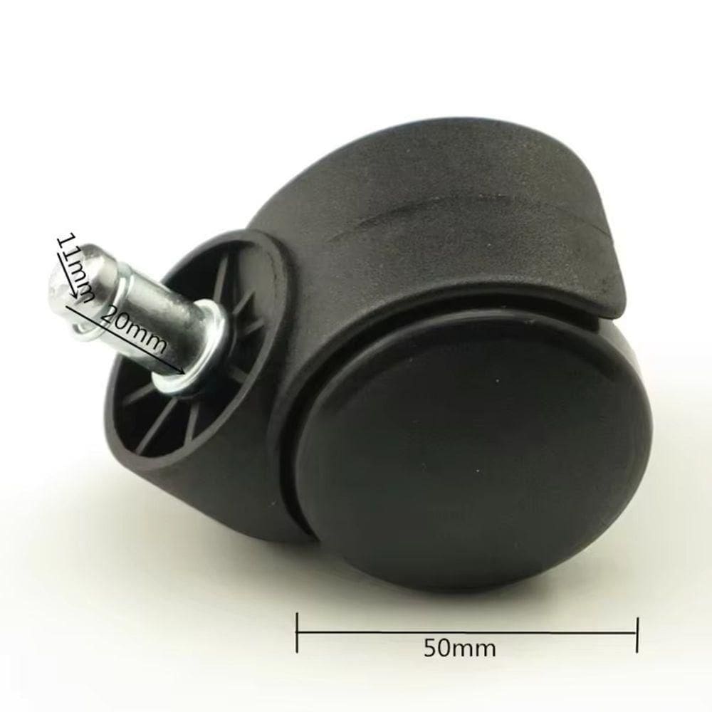 Rodízios Para Cadeira Giratória - Kit Com 2 Peças