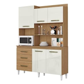 Kit Cozinha Mila 2001540 Atacama Off White - Aramóveis