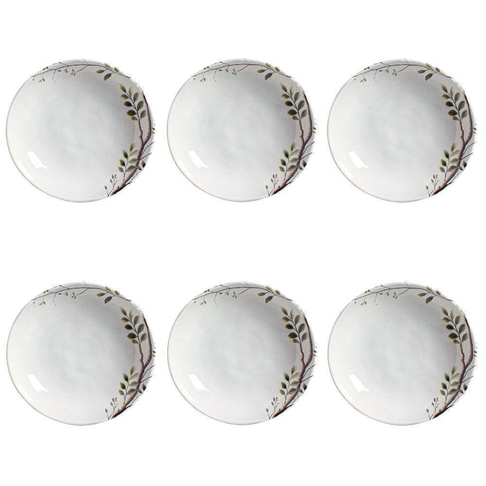 Conjunto De Pratos Fundos 06 Peças Bio Birdy Porto