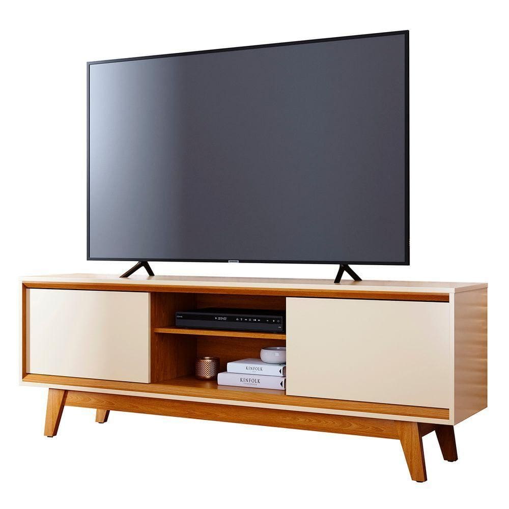 Rack Bancada De 70 Pol 164cm Gaia Z10 Off Cinamomo Mpozenato