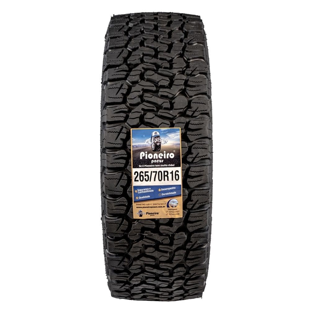 Pneu Aro 16 - 265/70 R16 BF - COM INMETRO - MARCA PIONEIRO