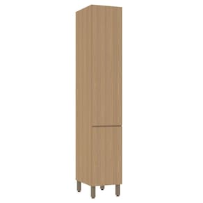 Paneleiro Simples 40cm 2 Portas Slim Luciane Móveis Freijó-freijó