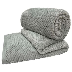 Cobertor Manta Elite Queen Ultrasoft Dupla Face - Cinza - 100% Poliéster