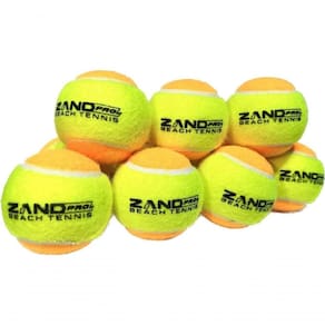 Kit Com 3 Bolinhas Bola De Beach Tennis Zand Premium Pro