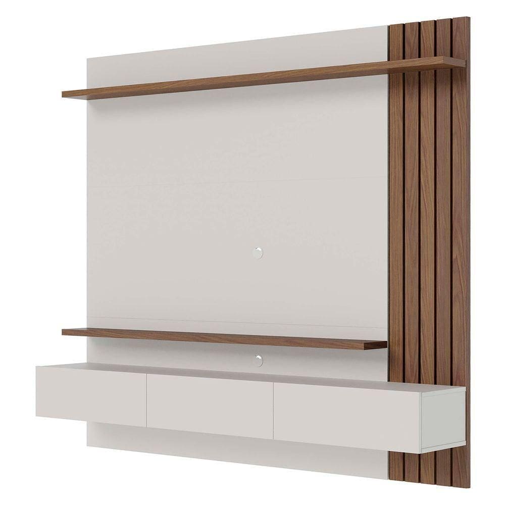 Painel 70 Pol Suspenso 180cm Buriti Amêndoa-off White C05 Mpozenato