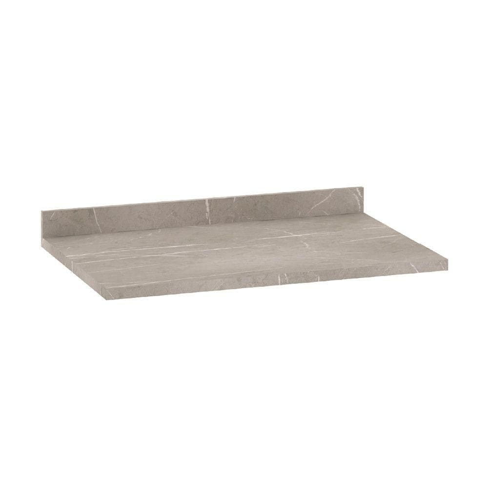 Tampo Para Balcão 80cm Premium Luciane Móveis Quartzo Beige