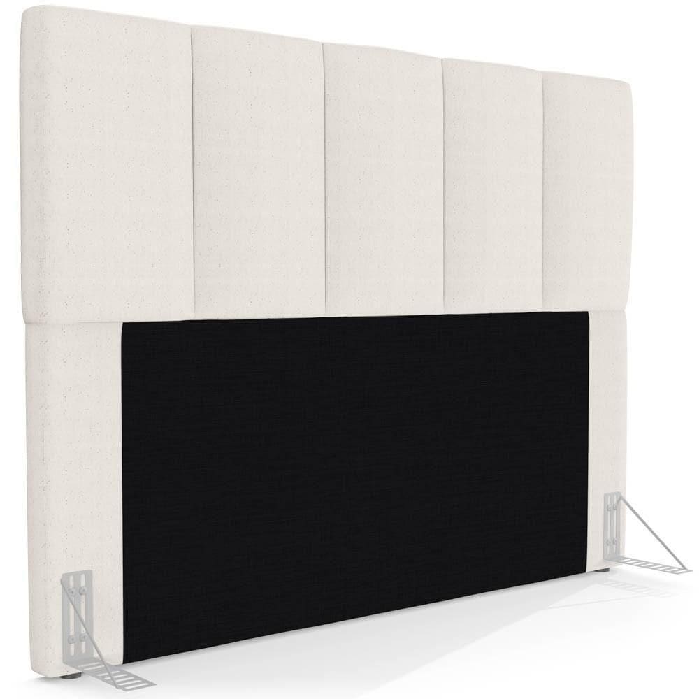 Cabeceira Cama Casal Queen 160cm Pérola W01 Linho Cru - Mpozenato