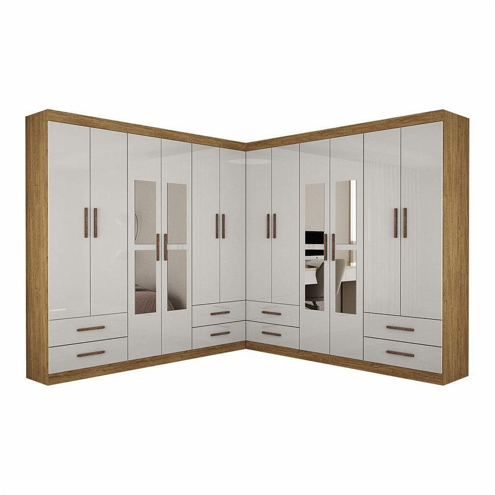 Closet Casal Duplo Lu 12 Portas | Casas Bahia