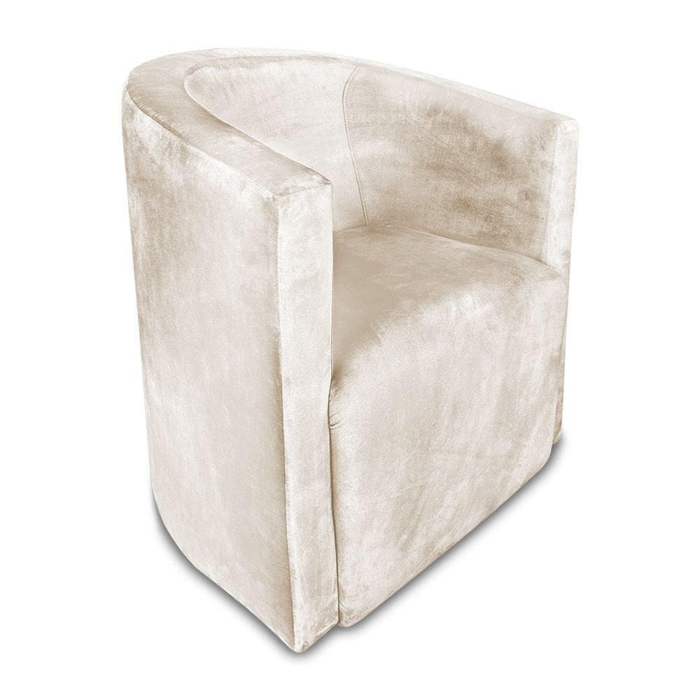 Poltrona Decorativa Lyon Veludo - Pallazio Cor Preto