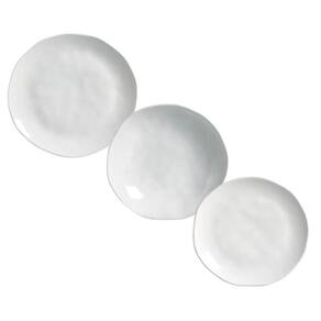 Jogo De Pratos 18 Peças Orgânico New White Porto