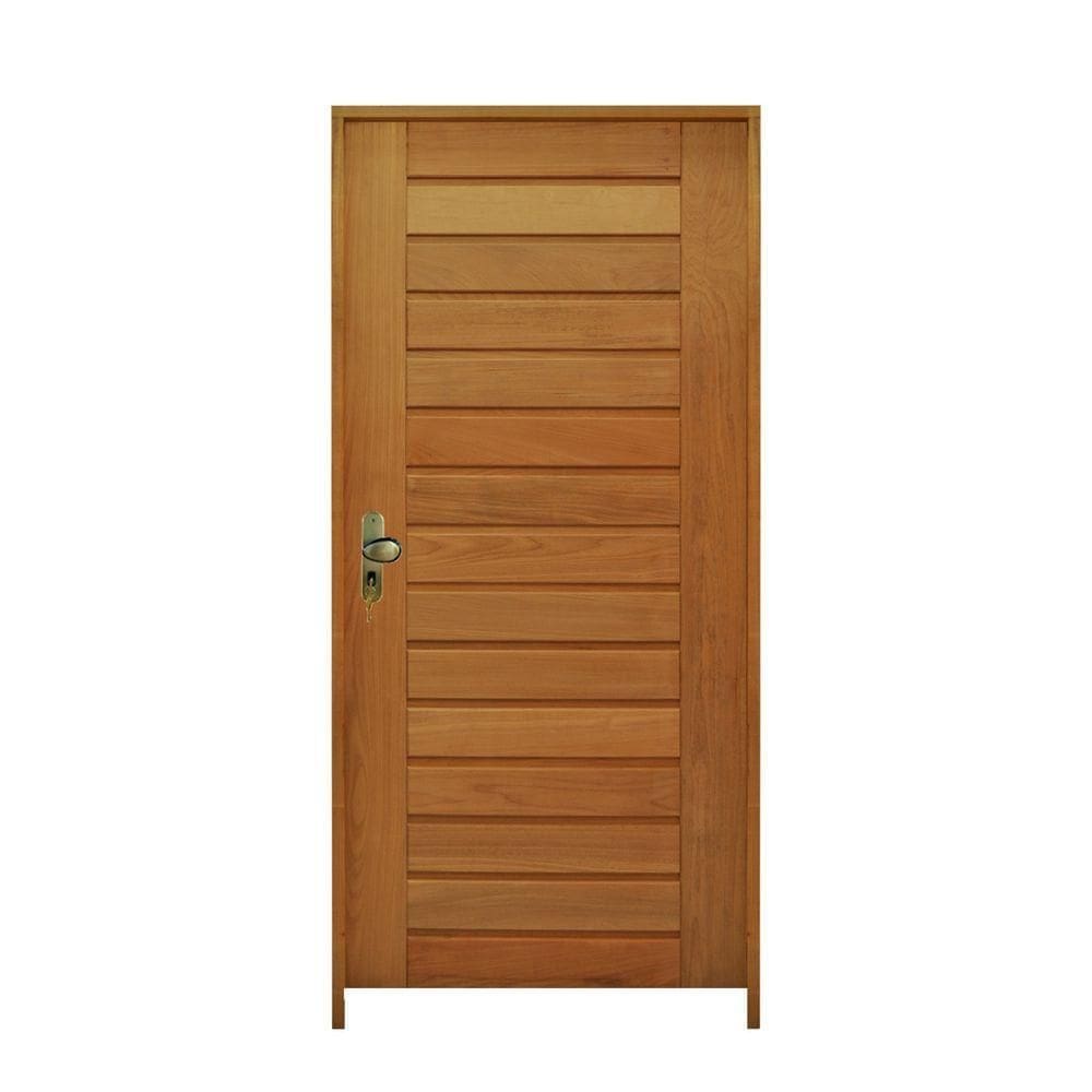 Porta Califórnia 72 X Batente 14 Cm Fechadura Externa Lado Direito - Rodam