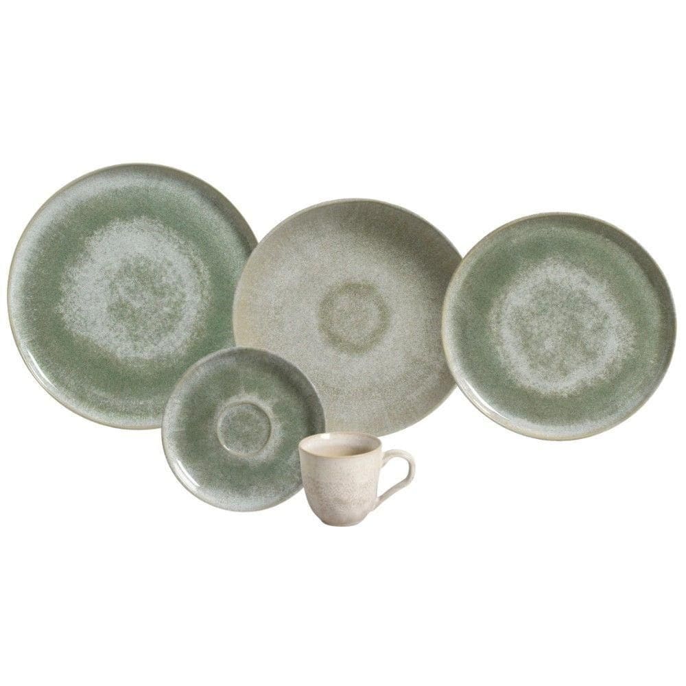 Aparelho De Jantar 30 Peças Bio Moss Porto