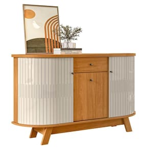 Buffet Aparador Sala De Estar 135cm Toni Z10 Off Cinamomo Mpozenato