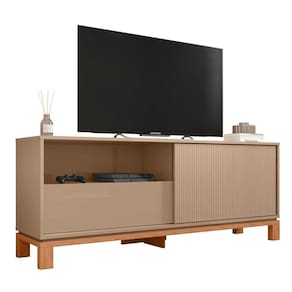 Rack Bancada Para 55 Pol 150cm Lucca Areia Freijó C01 Mpozenato