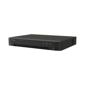 DVR Hikvision Gravador IDS-7216HQHI-M1/XT, 16 Canais, Inteligência AcuSense, 1080p, 1U, Preto