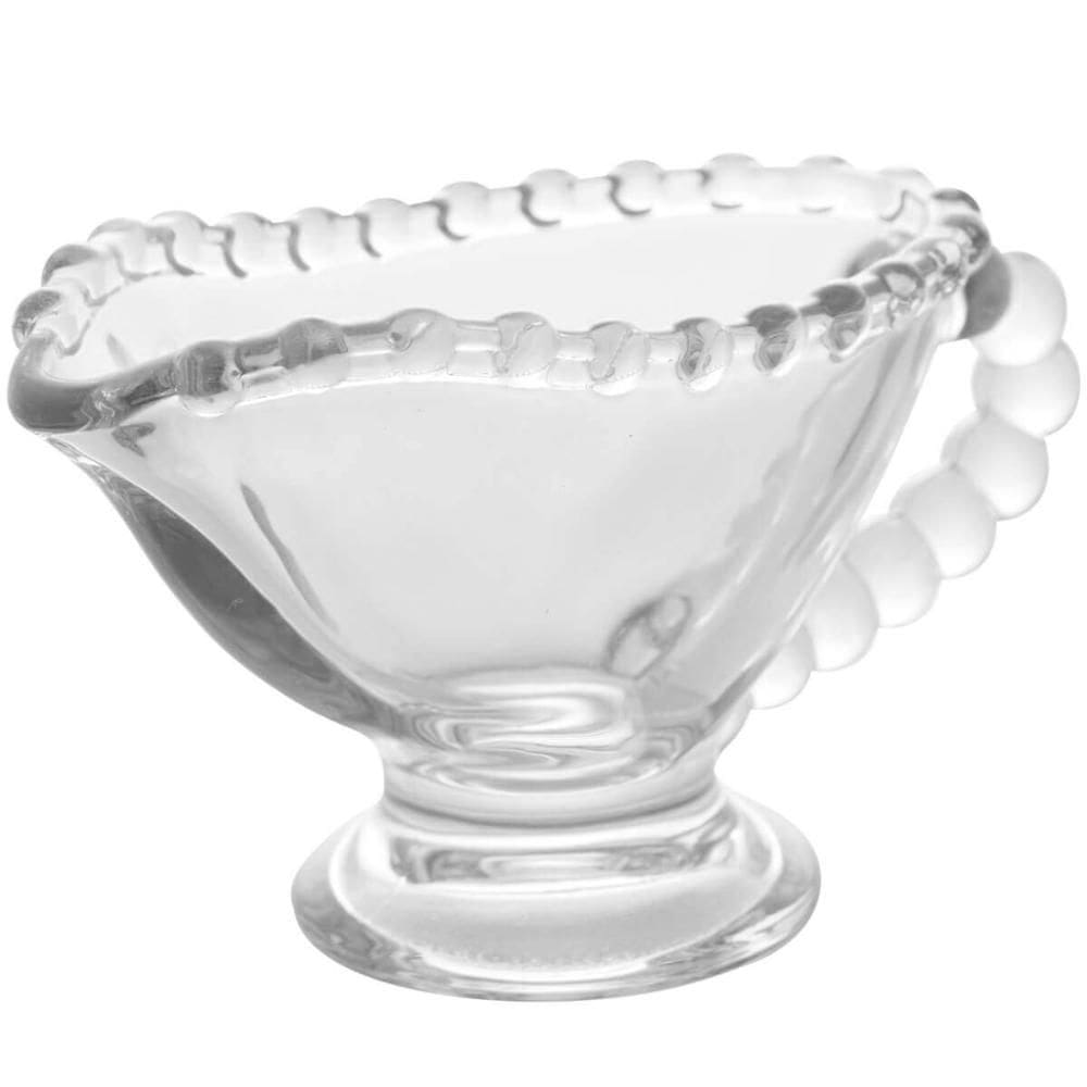 Mini Molheira de Cristal Pearl Wolff 40ml Porta Molhos Caldas para Mesa Posta Individual Pequeno