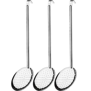 Kit 3 Escumadeiras Grandes para Fritura Cozinha Industrial R