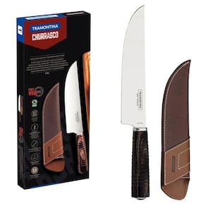 Faca para Carne Tramontina 8` Aço Inox e Cabo de Madeira Pol