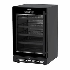 Adega Venax Cave In Touch 100L Preto Fosco de Embutir Porta Invertida 127V P31424