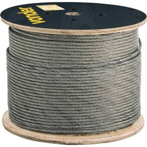 Cabo de aço galvanizado alma de fibra 159 mm 1/16" 6 x 7 VON