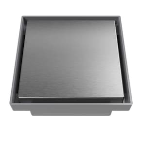 Ralo Oculto Universal Quadrado de 15x15 em Inox Astra ROC15I