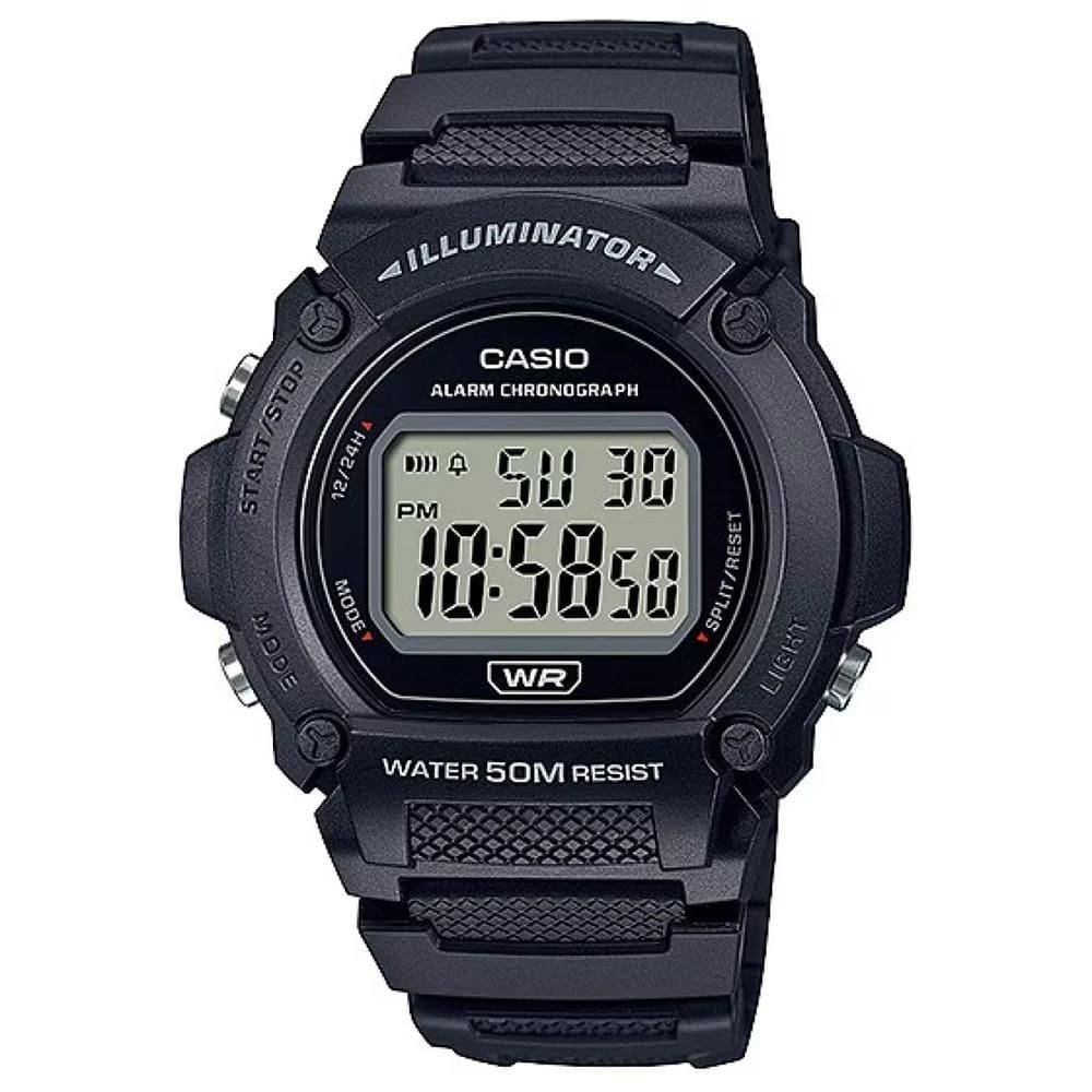Relógio Casio Standard W-219H-1AVDF-SC Preto