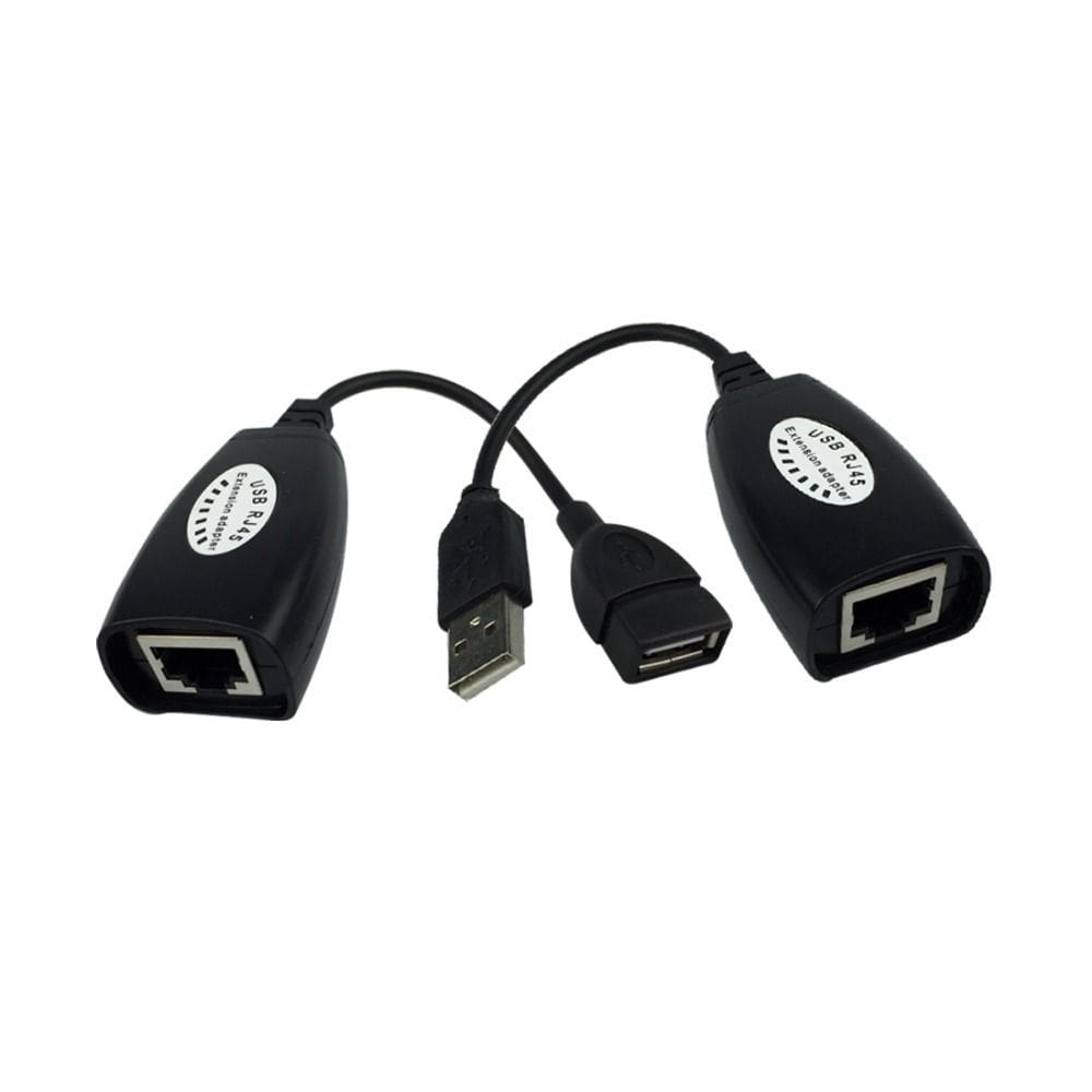 Cabo usb adptador extensor rj45