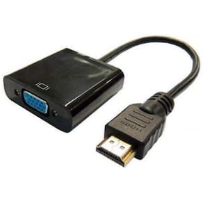 Cabo Adaptador Conversor Hdmi Vga Saída Com Áudio